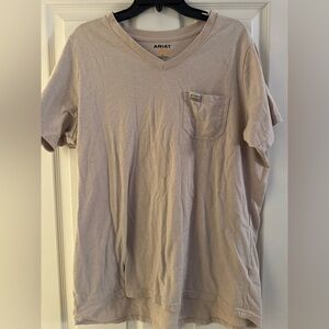 Ariat Tan V-Neck Shirt